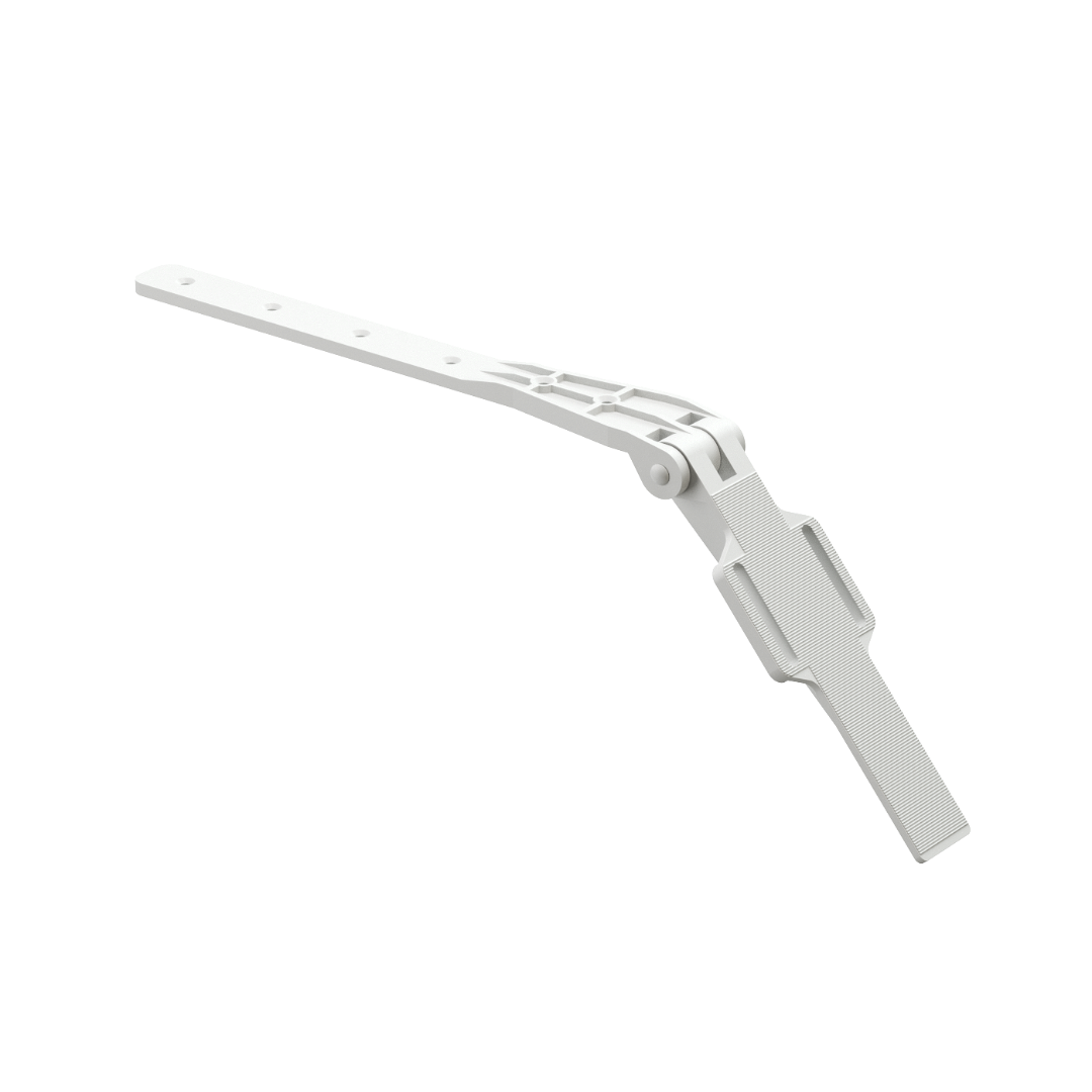 Крепление регулируемое для кронштейна желоба Premium, пломбир