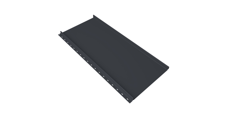 Кликфальц mini Grand Line 0,45 Drap TwinColor с пленкой на замках RAL 7024 мокрый асфальт