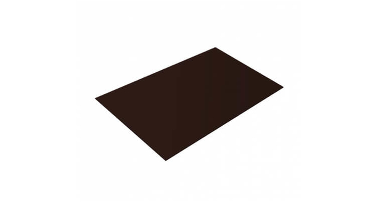 Плоский лист 0,5 Quarzit RAL 8017 шоколад