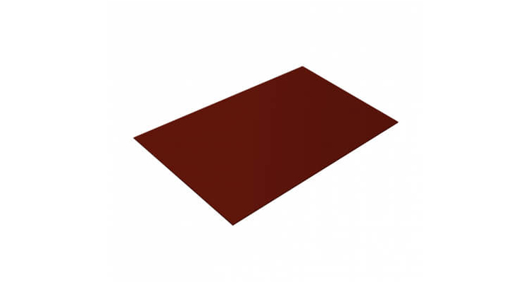 Плоский лист 0,45 PE RAL 3009 оксидно-красный