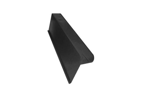 Боковая облегченная черепица левая Braas черный