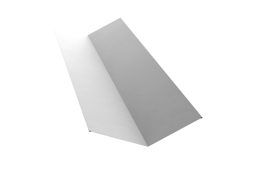 Планка ендовы верхней 145х145 0,45 PE с пленкой RAL 9003 сигнальный белый (2м)