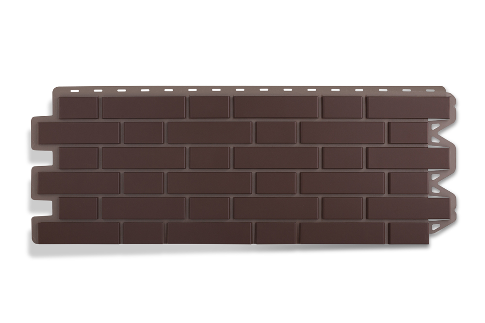 Панель Кирпич клинкерный (коричневый) 1,22х0,44м