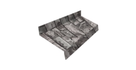 Отлив простой 50 0,45 Print Elite Fine Stone TwinColor (2м)