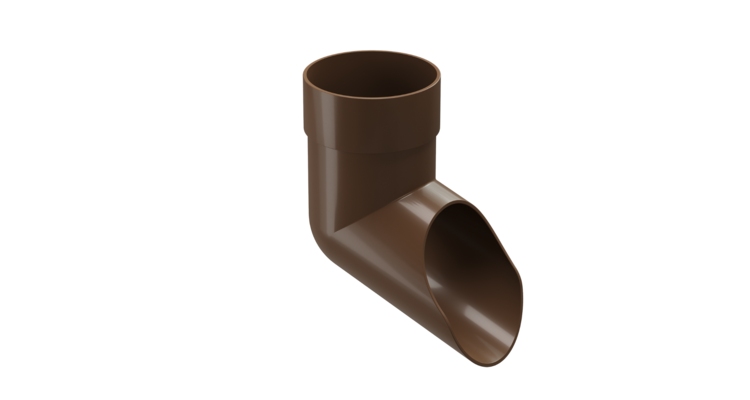 Наконечник для водосточной трубы Premium, каштан