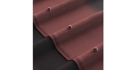 Черепица Ондулин красная