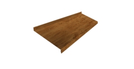 Отлив простой 250 0,45 Print Elite Golden Wood TwinColor (2м)