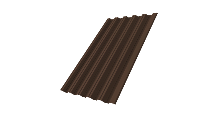 Профнастил HC35R GL 0,5 PurPro Matt 275 RAL 8017 шоколад