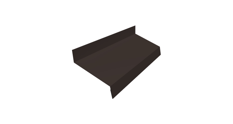 Отлив простой 50 0,5 PurLite Matt RR 32 темно-коричневый (2м)