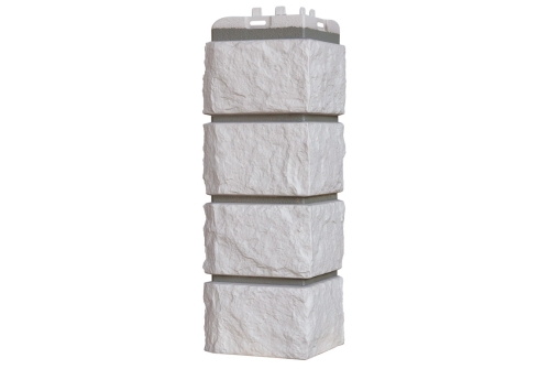 Угол GL Колотый камень Design молочный со швом RAL 7006