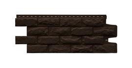 Фасадная панель GL Колотый камень Classic шоколадный