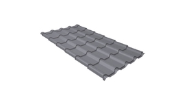 Металлочерепица kamea Grand Line 0.45 PE RAL 7004 сигнальный серый