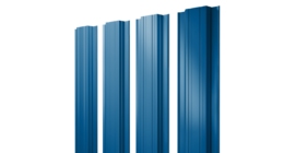 Штакетник Прямоугольный с прямым резом 0.5 Satin RAL 5005 сигнальный синий