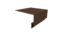 Планка околооконная сложная Блок-хаус new 200х75х27 0,5 Satin Matt RAL 8017 шоколад (2м)