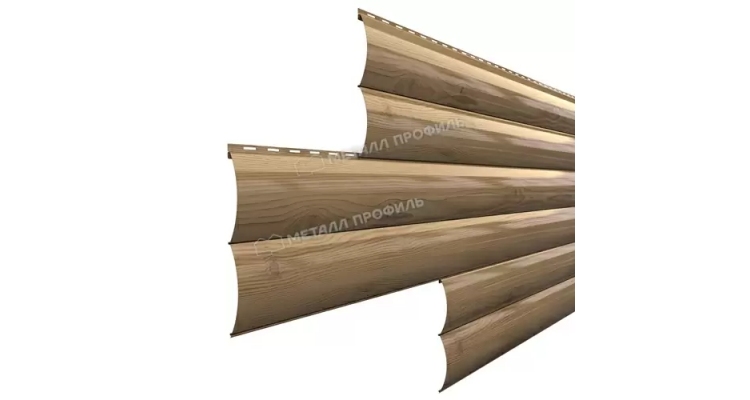 Сайдинг Металл Профиль Woodstock-Т-28х330 (ECOSTEEL-01-Сосна-0.5)
