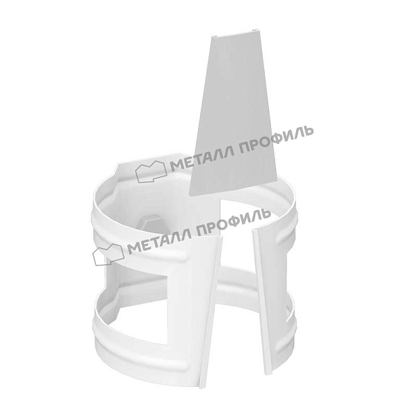 Держатель трубы (на кирпич) Металл Профиль GS lite D90 RAL 9003