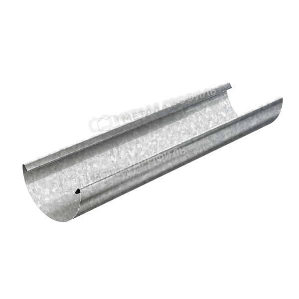 Желоб водосточный Металл Профиль ПРОЕКТ D185х3000 Цинк