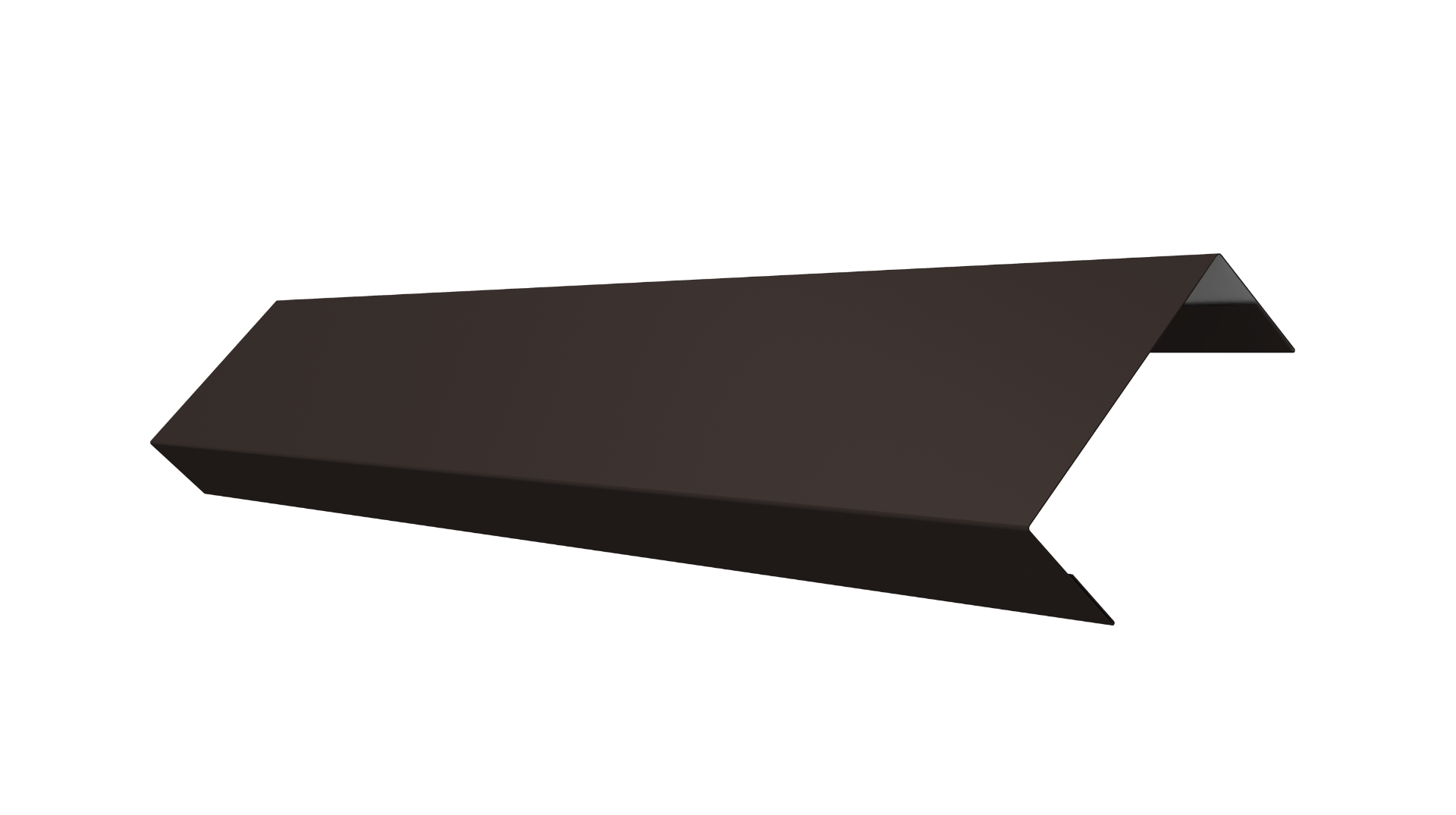 Ламель лицевая 50 забора жалюзи Texas 0.5 Satin с пленкой RR 32 темно-коричневый