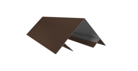 Планка угла внешнего составная верхняя 0,5 Drap RAL 8017 шоколад (3м)