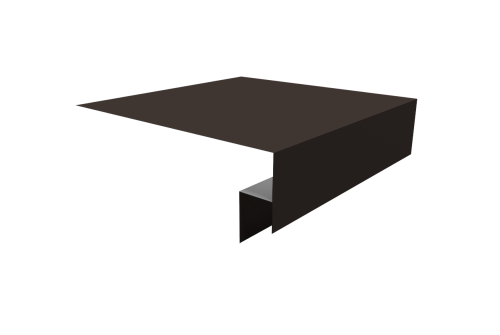 Планка околооконная сложная Экобрус Grand Line 200х50х25 0,5 Satin Matt RR 32 темно-коричневый (2м)