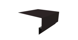 Планка околооконная сложная Экобрус Grand Line 200х75х25 0,5 Satin с пленкой RAL 9005 черный (2м)