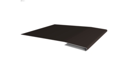 Планка начальная 0,45 PE с пленкой RR 32 темно-коричневый (2м)