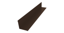 Угол внутренний 50х50 0,45 Drap TwinColor RAL 8017 шоколад (2м)