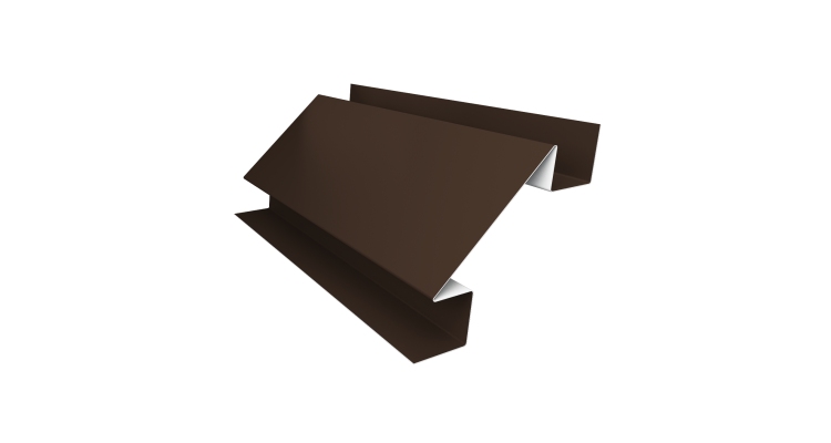 Угол внутренний сложный 75мм 0,45 Drap TX RAL 8017 шоколад (3м)