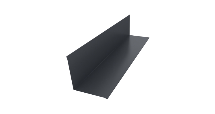 Угол внутренний 110х110 0,45 Drap RAL 7024 мокрый асфальт (2м)