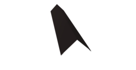 Угол внешний 110x110 0,5 Drap RAL 9005 черный (3м)