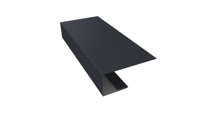 J-Профиль 18мм 0,45 Drap ST RAL 7024 мокрый асфальт (2м)