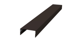 Крышка 30х15 жалюзи Texas 0,5 Drap RR 32 темно-коричневый (3м)