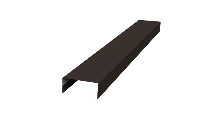 Крышка 30х15 жалюзи Texas 0,5 Atlas X RR 32 темно-коричневый (2м)