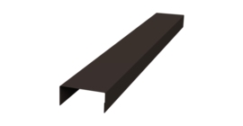 Крышка 30х20 жалюзи Texas 0,5 PurPro Matt 275 RR 32 темно-коричневый (3м)