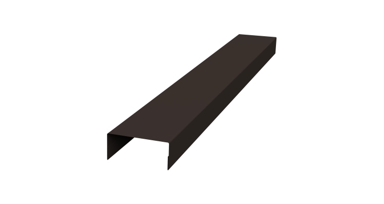 Крышка 45х20 жалюзи Texas 0,5 Drap TX RR 32 темно-коричневый (3м)