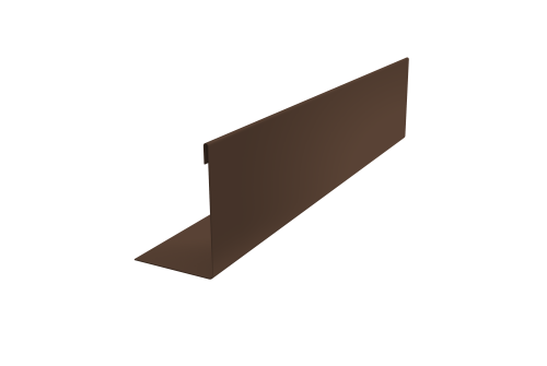 Нащельник 150 Texas 25х35 0,45 Drap TwinColor RAL 8017 шоколад (L1,5)