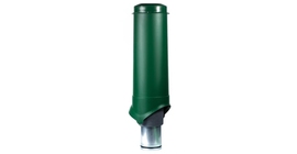 Выход вентиляции Krovent Pipe-VT 125/700 изолированный зеленый