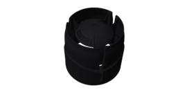 Колпак Krovent Hupcap 110 new черный