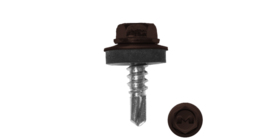 Саморез по металлу Daxmer 5,5х19 RAL 8017 (250) сверло №3