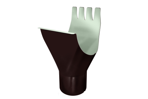 Воронка Optima 125/90 мм RAL 8017 шоколад