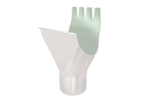 Воронка Optima 125/90 мм RAL 9003 белый